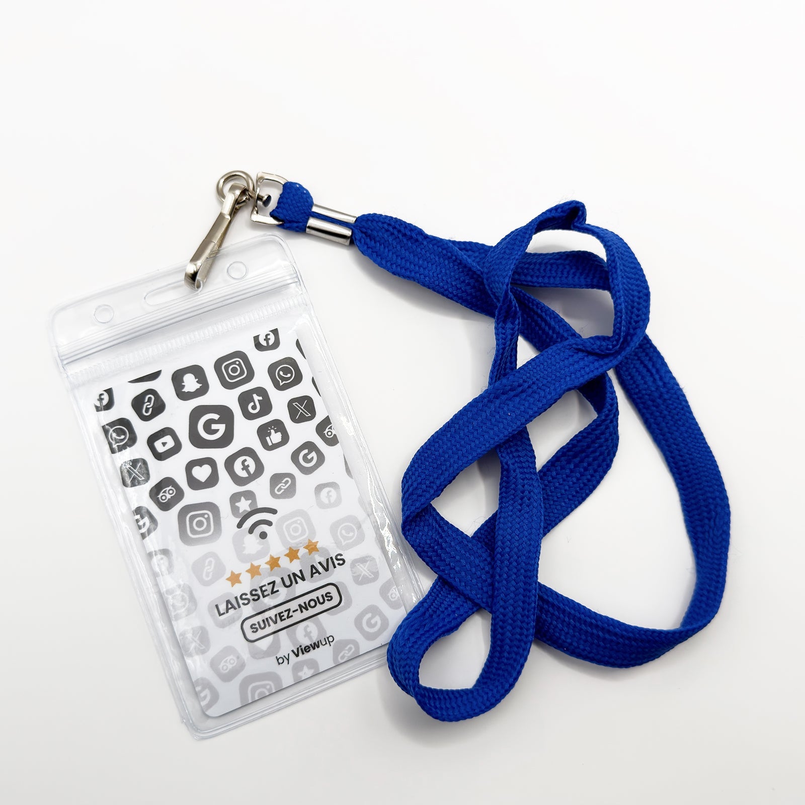 Carte NFC multi-liens Viewup Connect avec mini site Viewup