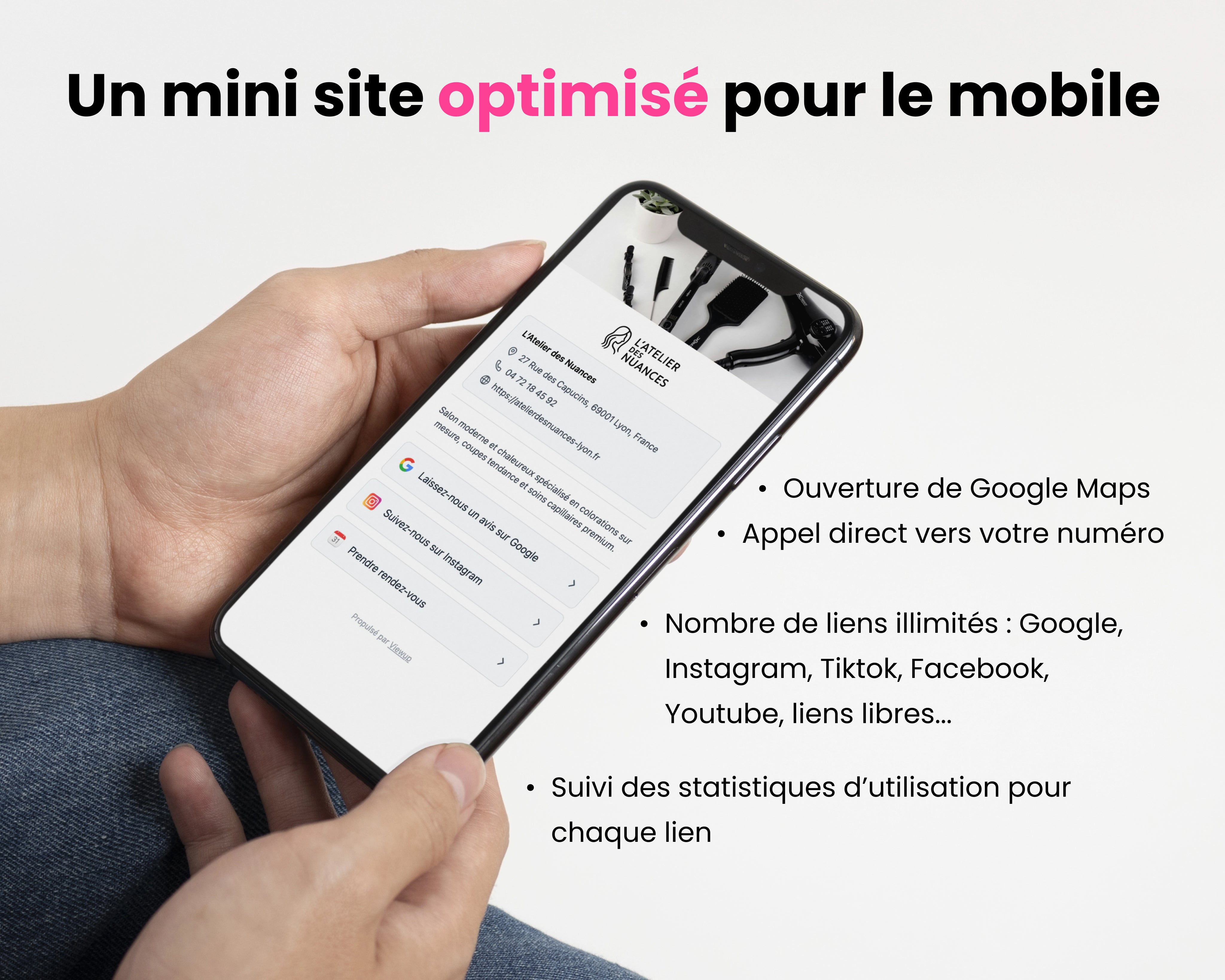 Plaque multi-liens : Viewup Connect Viewup