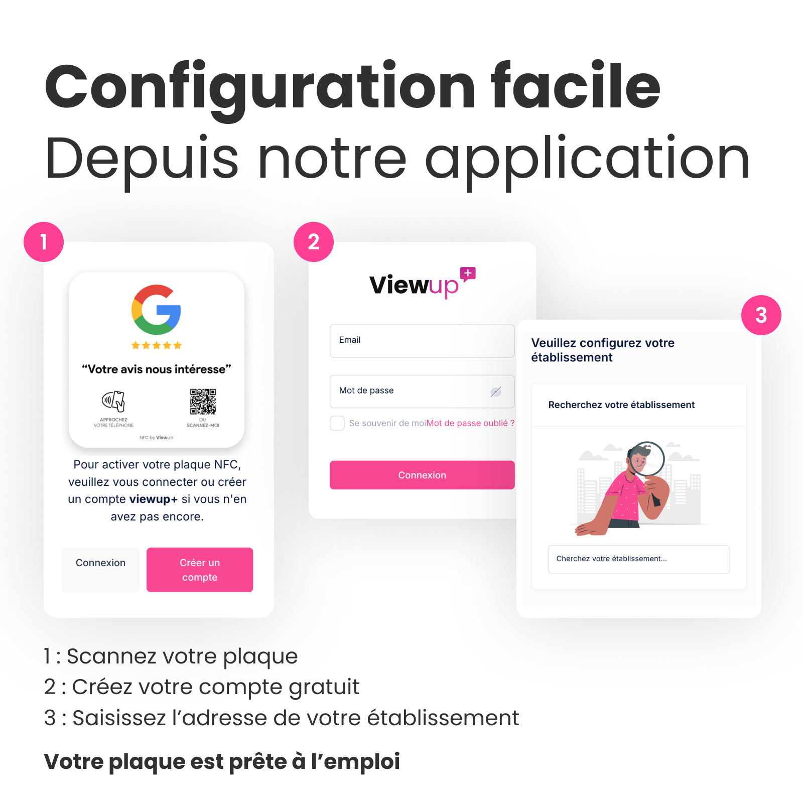 Activer les produits google Viewup